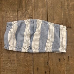 american eagle striped bandeau top